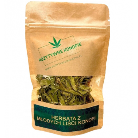 Pozytywne Konopie - Herbata z młodych liści konopi 7g