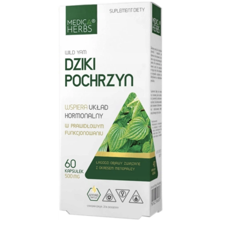 Medica Herbs Dziki pochrzyn 500mg 60 kps.