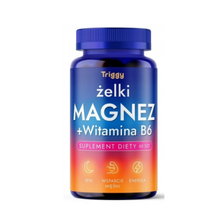 Triggy Magnez Z Witaminą B6 Żelki - - 60 szt.