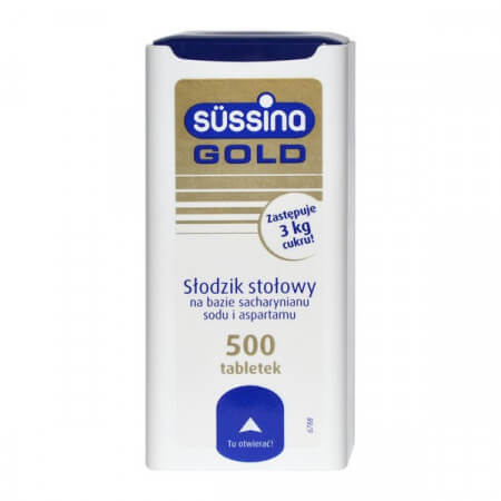 Sussina Gold-słodzik, 500 tabl.