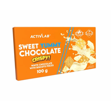 Activlab sweet yummy czekolada crispy z kawałkami herbatników