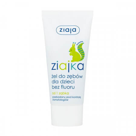 ,,ziaja-ziajka-żel d/zęb.-b/fluoru-apteka-puls''