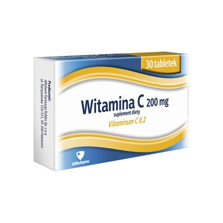 Witamina C, 200 mg 60 tabletek Aflofarm