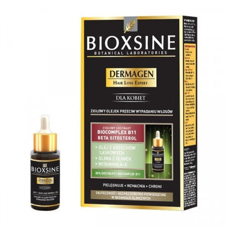 Bioxsine DermaGen dla kobiet olejek przeciw wypadaniu włosów
