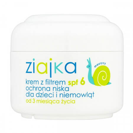 Ziajka, krem dla dzieci z filtrem, SPF 6, 50 ml
