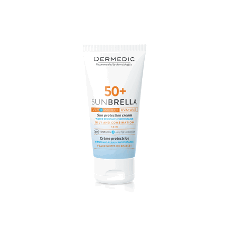 DERMEDIC SUN SPF50 krem do skóry tłustej i mieszanej 50ml