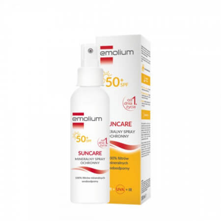 EMOLIUM Suncare, mineralny spray SPF 50+, 100 ml