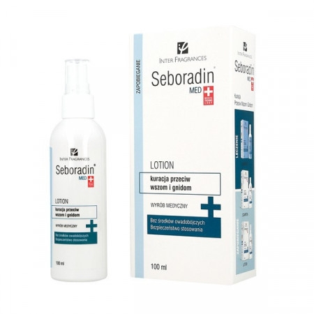 Seboradin Med, lotion przeciw wszom i gnidom, 100 ml
