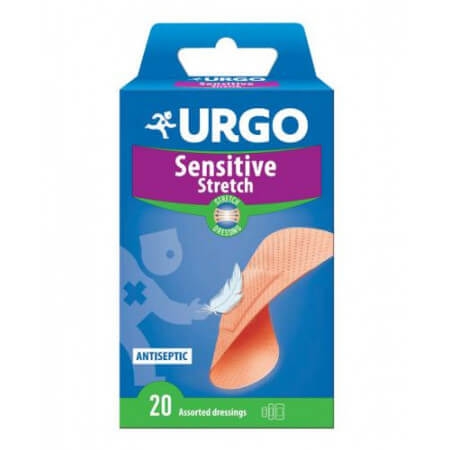 URGO Sensitive Stretch, 20 plastrów