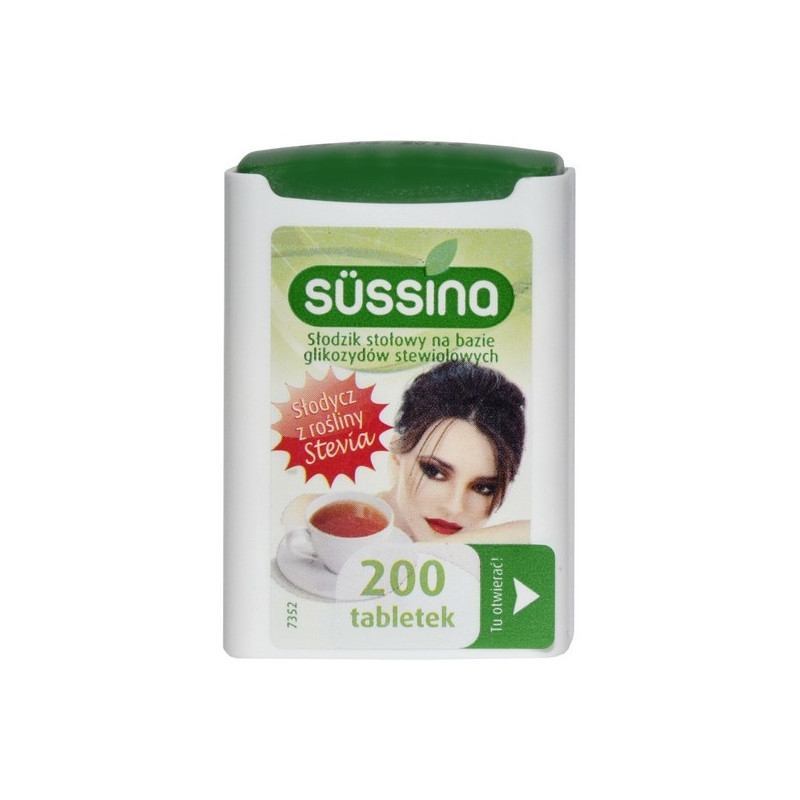 Stevia Sussina, słodzik, 200 tabletek