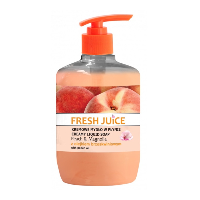 Fresh Juice, kremowe mydło, Peach & Magnolia, z olejkiem
