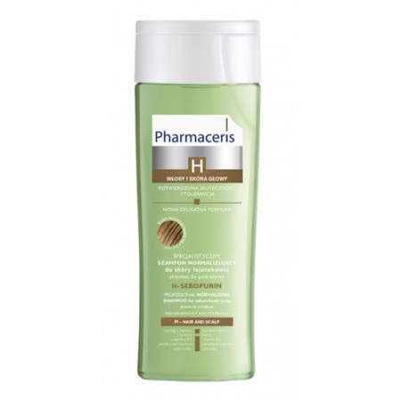 PHARMACERIS H SEBOPURIN szampon normalizujący, 250 ml