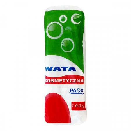 Wata kosmetyczna, 100 g, 1 szt. (Paso)