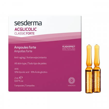 Sesderma Acglicolic Classic, ampułki forte, preparat, 2 ml