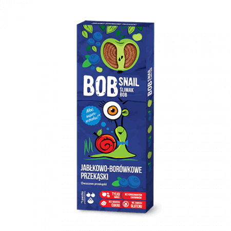 BOB SNAIL Przekąski jabłkowo-borówkowe 30g