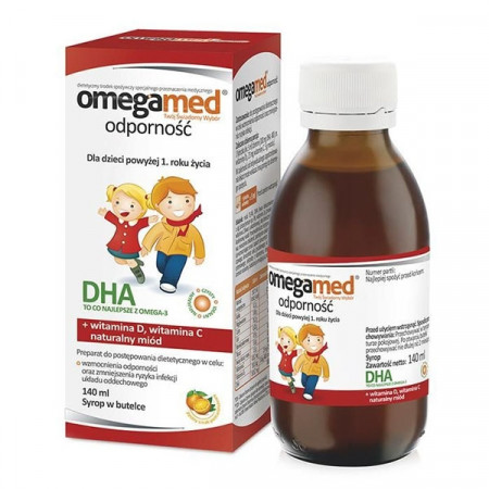 OMEGAMED Odporność 1+ Syrop 140 ml