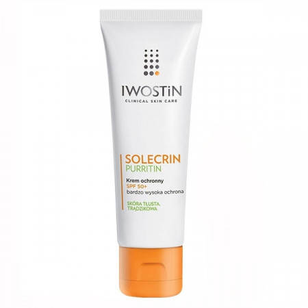 IWOSTIN SOLECRIN PURITIN Krem ochr.SPF 50+ 50ML