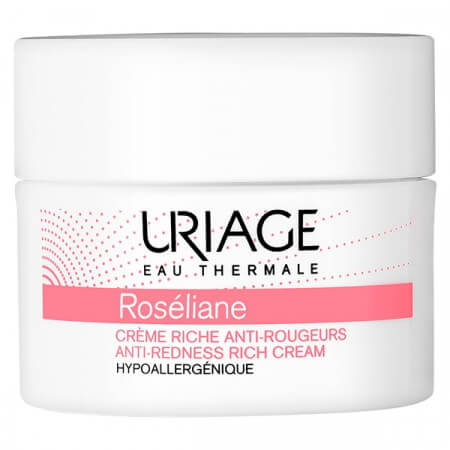 URIAGE ROSELIANE Krem Riche skóra naczynkowa 50 ml