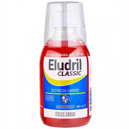 EludrilCLASSIC Płyn do płukania jamy ustnej 200ml