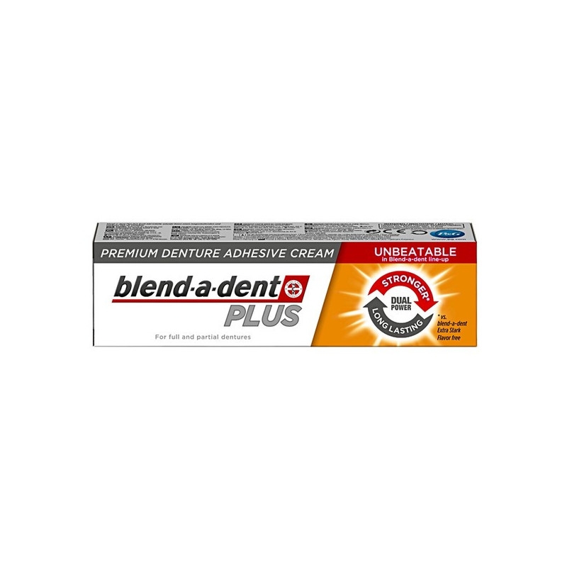 Blend-a-dent Plus Dual Power, klej do protez, lekki miętowy smak, 40 g