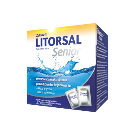 Zdrovit Litorsal Senior elektrolity, prosz.15sasz.